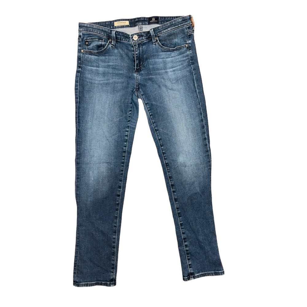 AG Adriano Goldschmied Women's Straight Leg Jeans - Blue